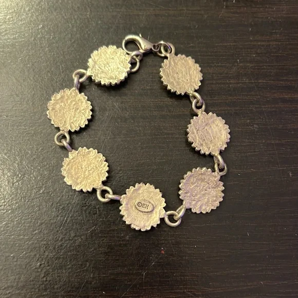 Vintage Eivind Hillestad Daisy Sunflower Bracelet - Picture 3 of 3